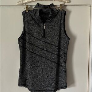 Women's Gray Sleeveless Top